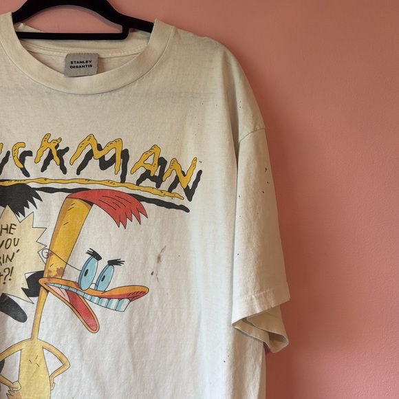 Vintage rare 1994 Duck Man cartoon tee single stitch Stanley Desantis XL t shirt - Picture 6 of 7